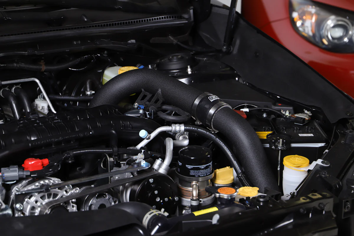 GrimmSpeed Front Mount Intercooler Kit Inc. Black Piping For Subaru 15-21 WRX - Image 6