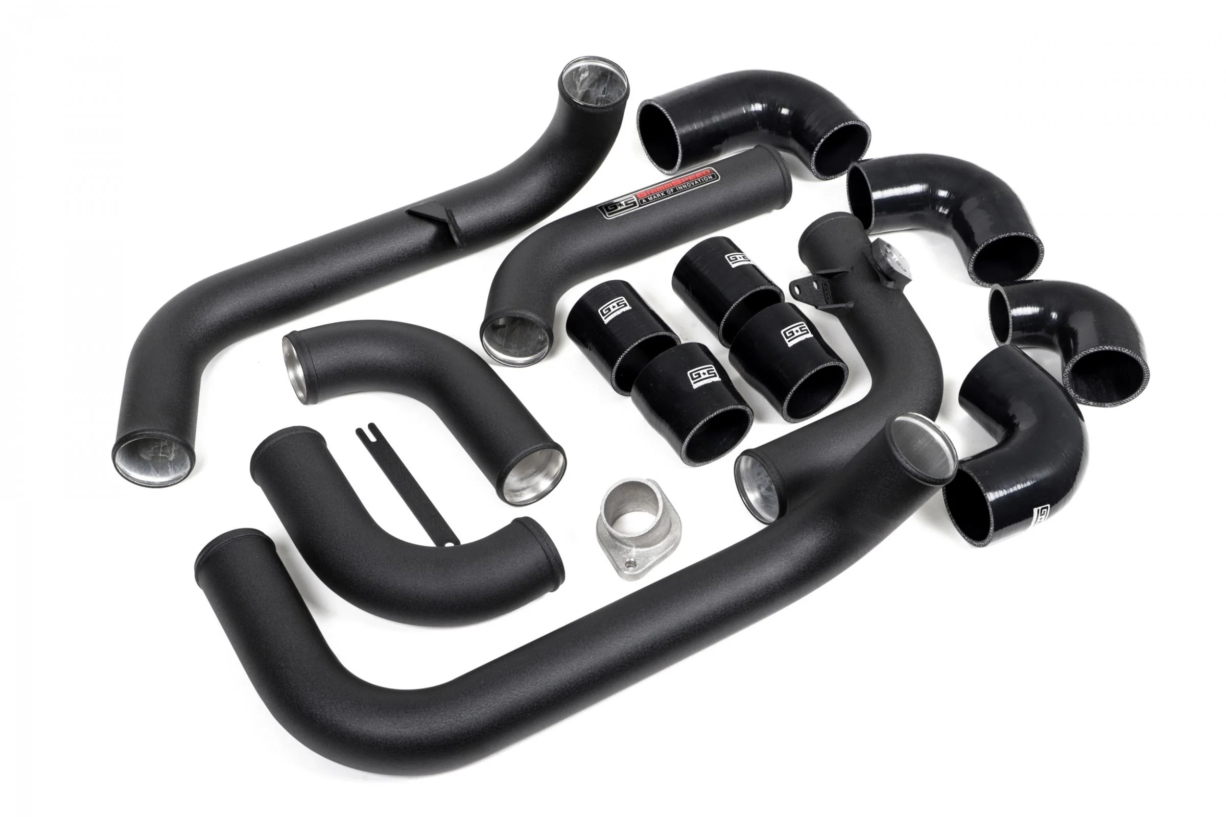 GrimmSpeed Front Mount Intercooler Kit Inc. Red Piping For Subaru 08-14 WRX - Image 9