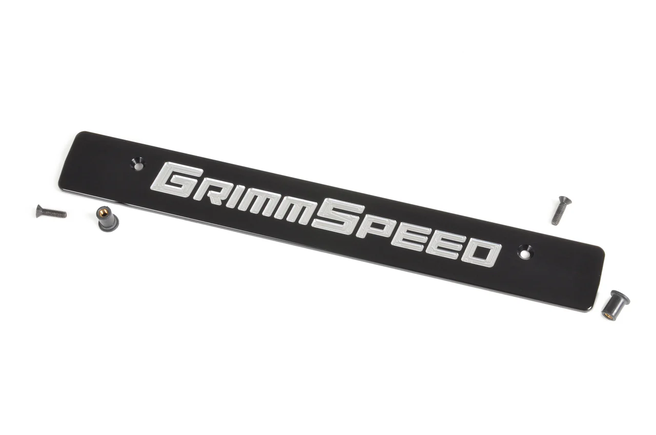 GrimmSpeed License Plate Frame  Text Single - Image 2