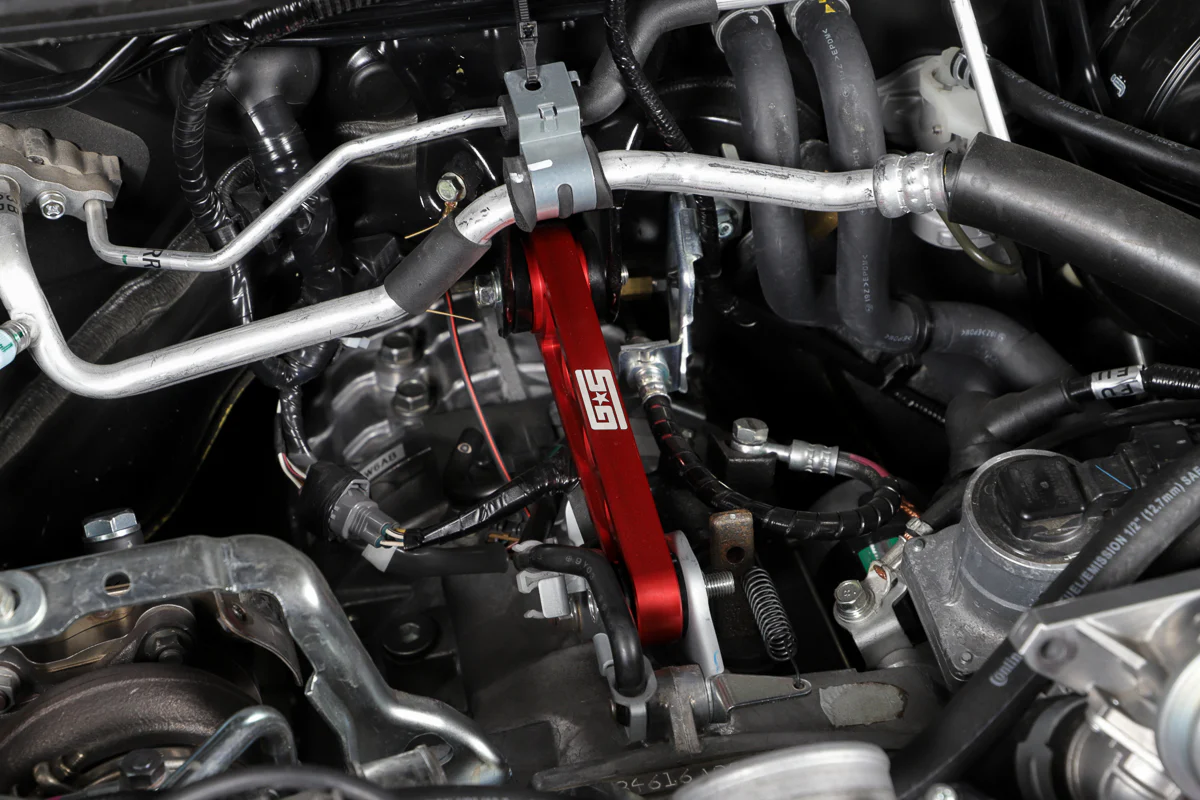 GrimmSpeed Pitch Stop Mount Race Version Red 95A BushingsFor Subaru 02+ Impreza/WRX/STI 04-21 Forester 05-12 Legacy 05-09 Outback 13-21 Crosstrek - Image 7