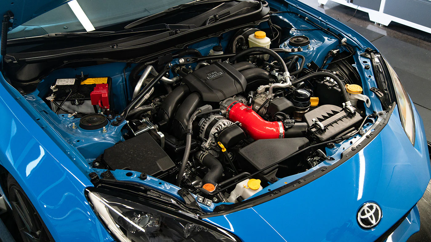 GrimmSpeed Post MAF Hose Kit Red For Subaru 15-21 WRX - Image 5