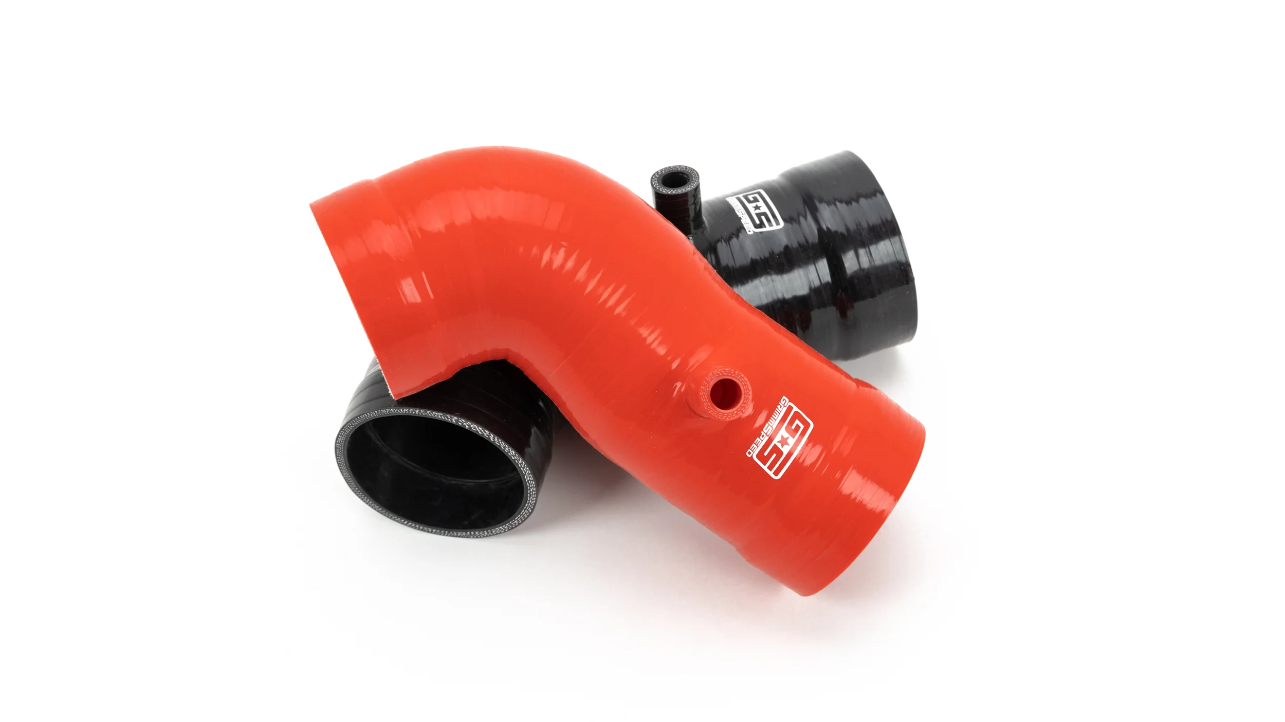 GrimmSpeed Post MAF Hose Kit Red For Subaru 15-21 WRX - Image 9