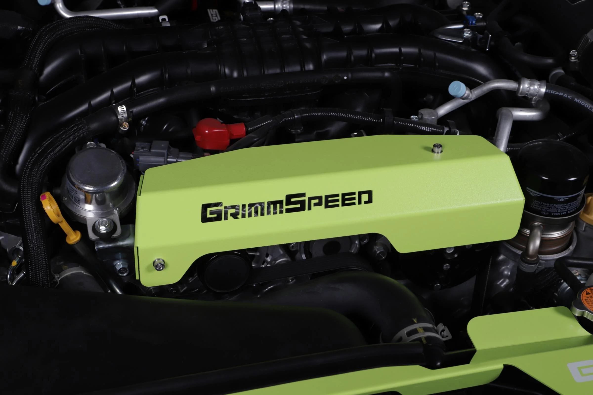 GrimmSpeed Pulley Cover Black For Subaru 15-21 WRX - Image 5