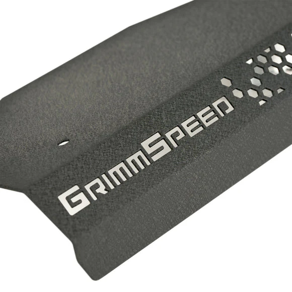 GrimmSpeed Pulley Cover Subaru 2022-Present WRX Black - Image 5