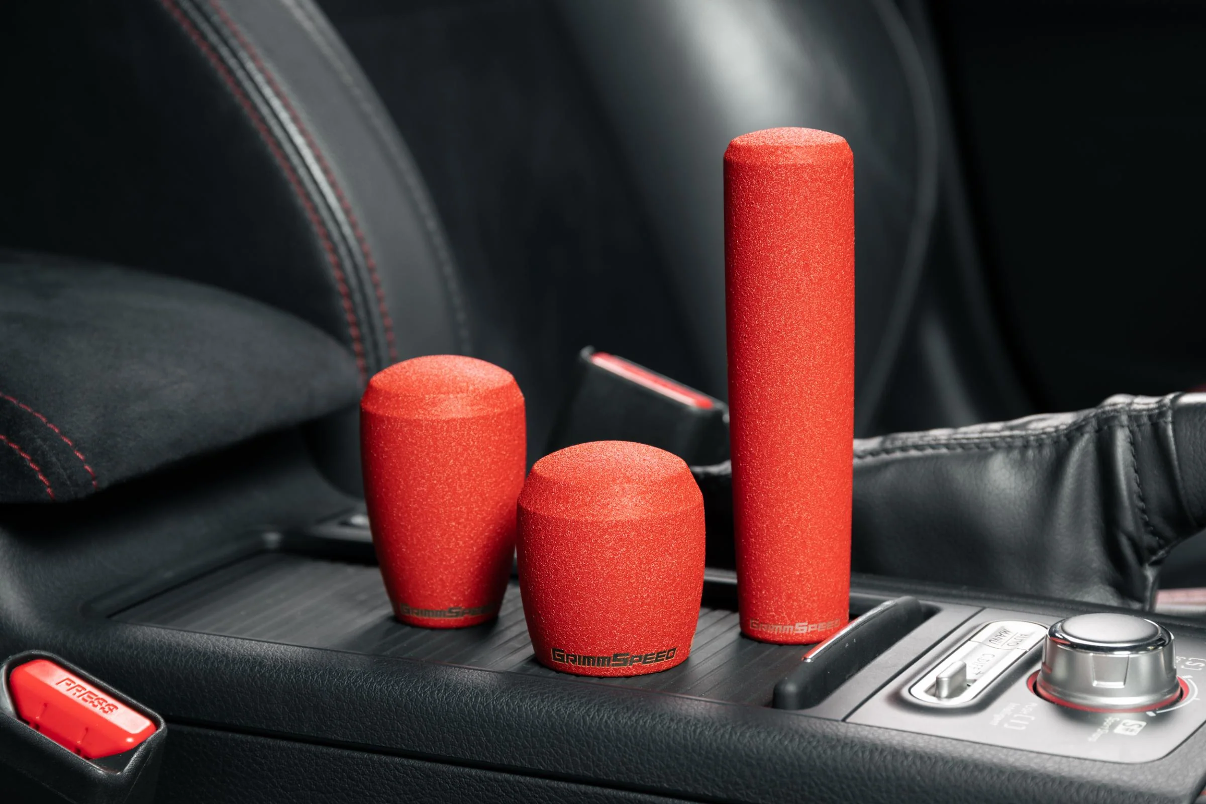 GrimmSpeed Tallboy Shift Knob Delrin Plastic Black M12x1.25 Manual For Subaru - Image 8