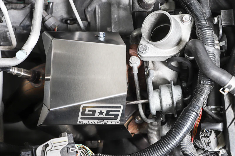 GrimmSpeed Turbo Heat Shield V2 Black CERAMIC COATING For Subaru 02-21 Turbo EJ Engines - Image 15