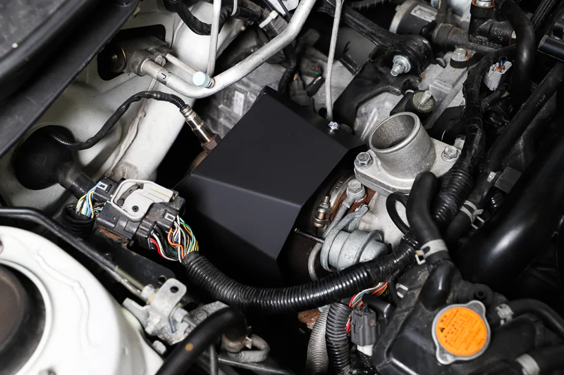 GrimmSpeed Turbo Heat Shield V2 Black CERAMIC COATING For Subaru 02-21 Turbo EJ Engines - Image 17