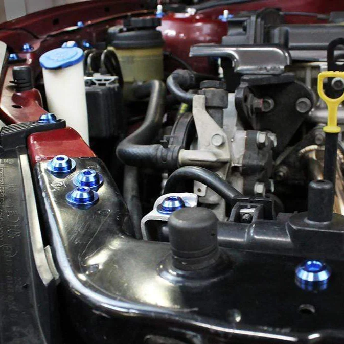 Hyundai Tiburon (2003-2008) Titanium Engine Bay Kit - Image 3