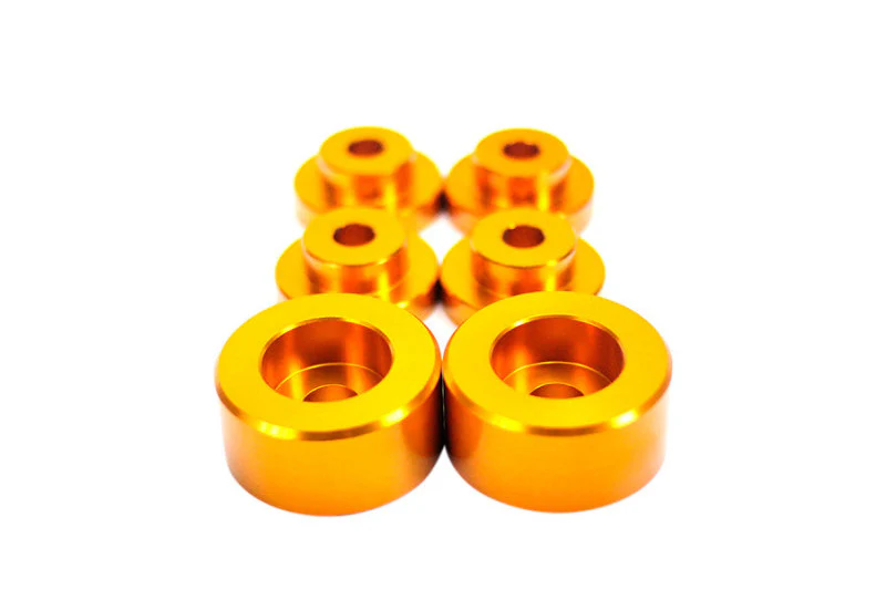 ISR Performance Solid Differential Mount Bushings - S14/S15 - Gold - Image 2
