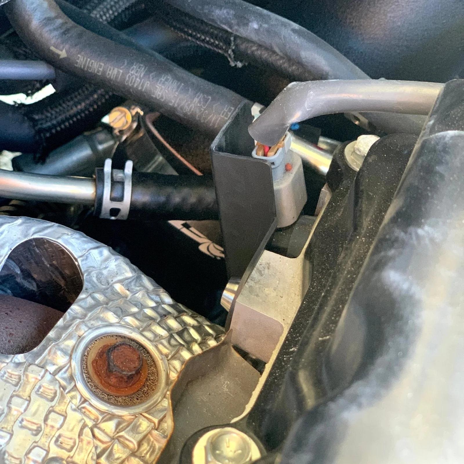 JDC Aluminum Cam Position Sensor Heat Shield | Mitsubishi Evo X - Image 4