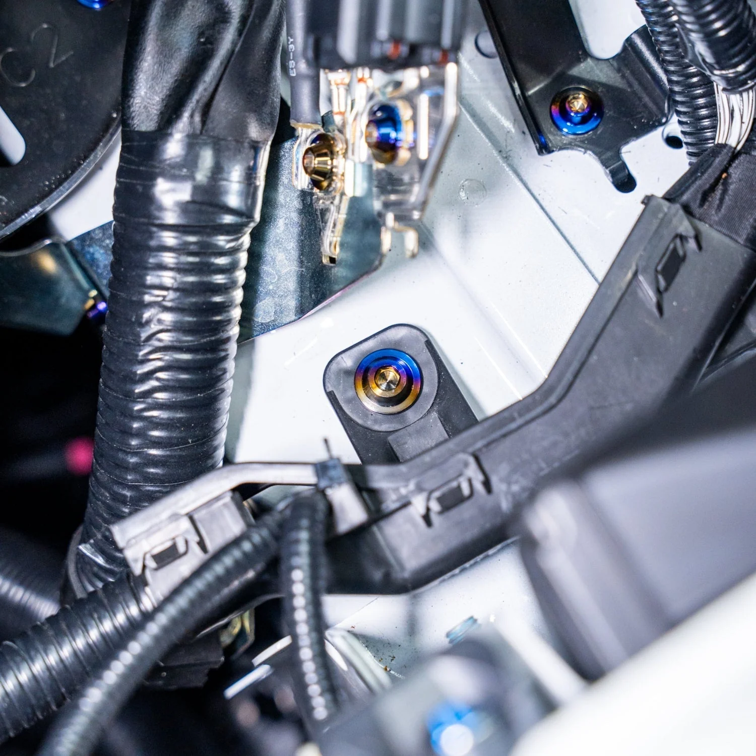 JDC Titanium Engine Bay Dress-Up Hardware Kit | 2023+ GR Corolla - Image 16