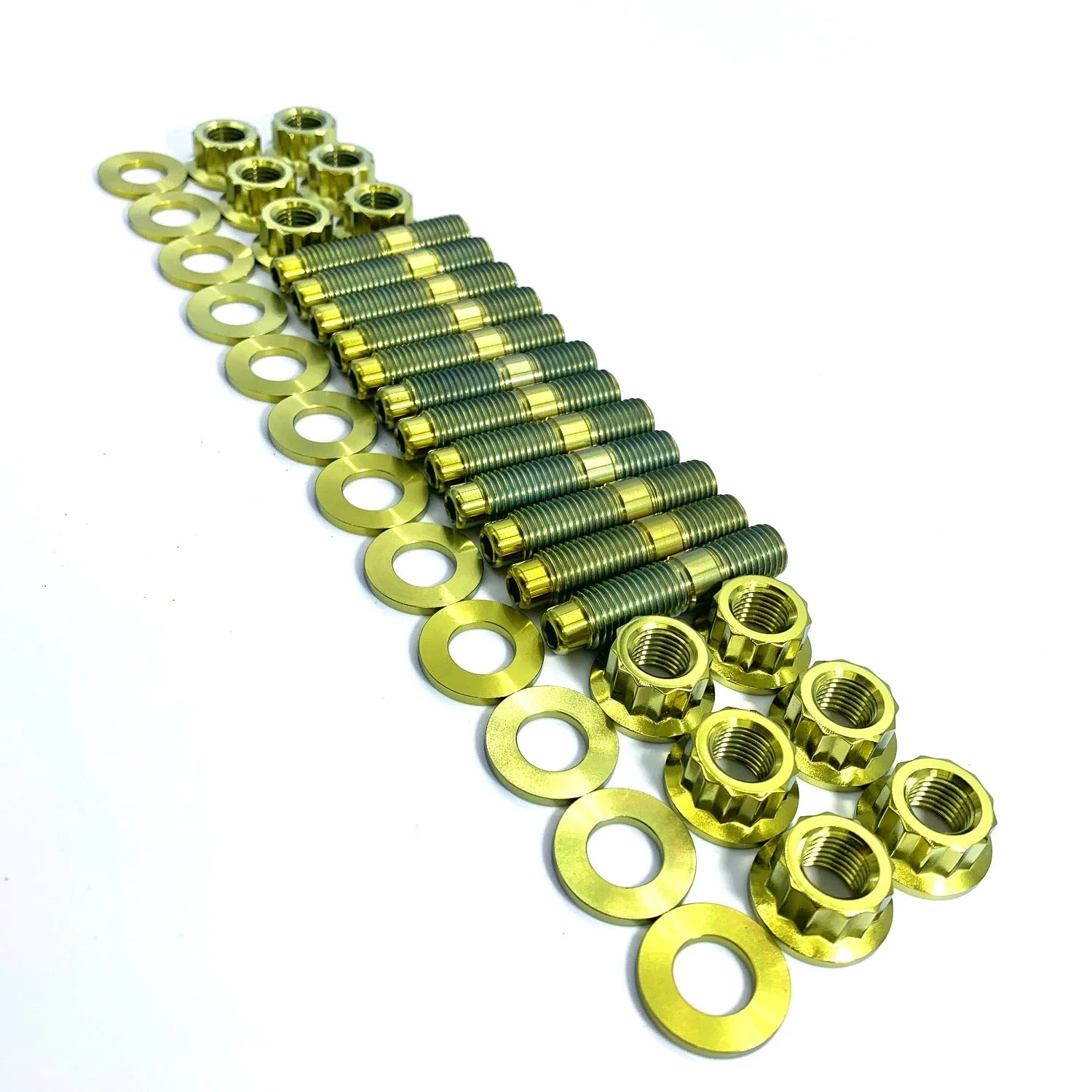 JDC Titanium Exhaust Manifold Stud Kit | Evo 1–9 / 2G DSM - Image 12