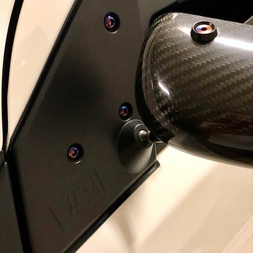 JDC Titanium Hardware for APR GT3 Mirrors | Evo 7/8/9 - Image 7