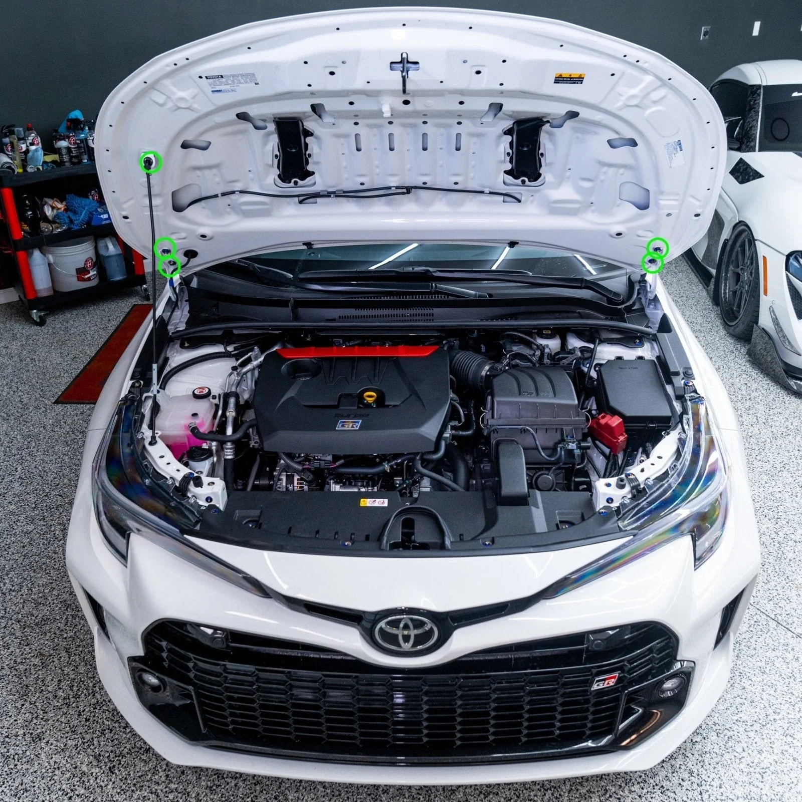 JDC Titanium Hood Hardware Replacement Kit | 2023+ GR Corolla - Image 3