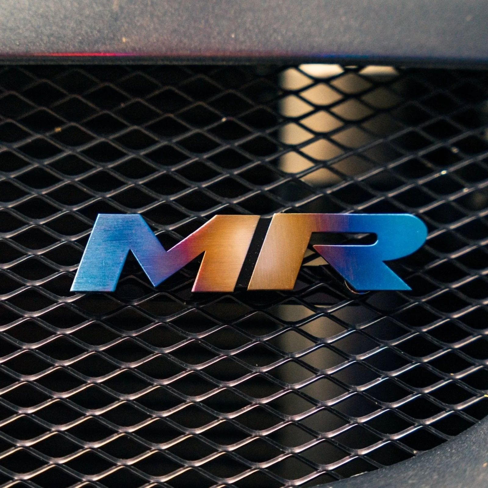 JDC Titanium "MR" Front Grill Badge | Mitsubishi Evo 8/9 - Image 7