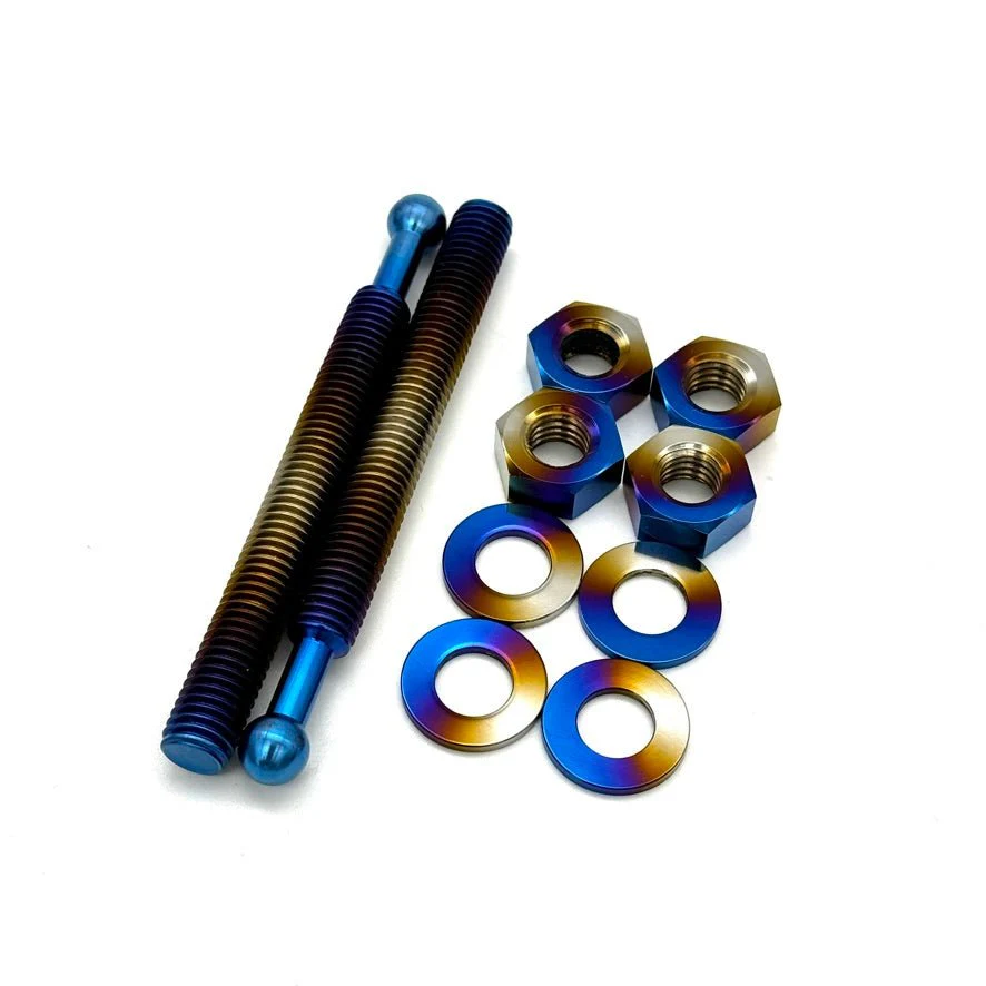 JDC Titanium Quik-Latch QL-38 Replacement Hood Pin Hardware Kit | Universal - Image 4