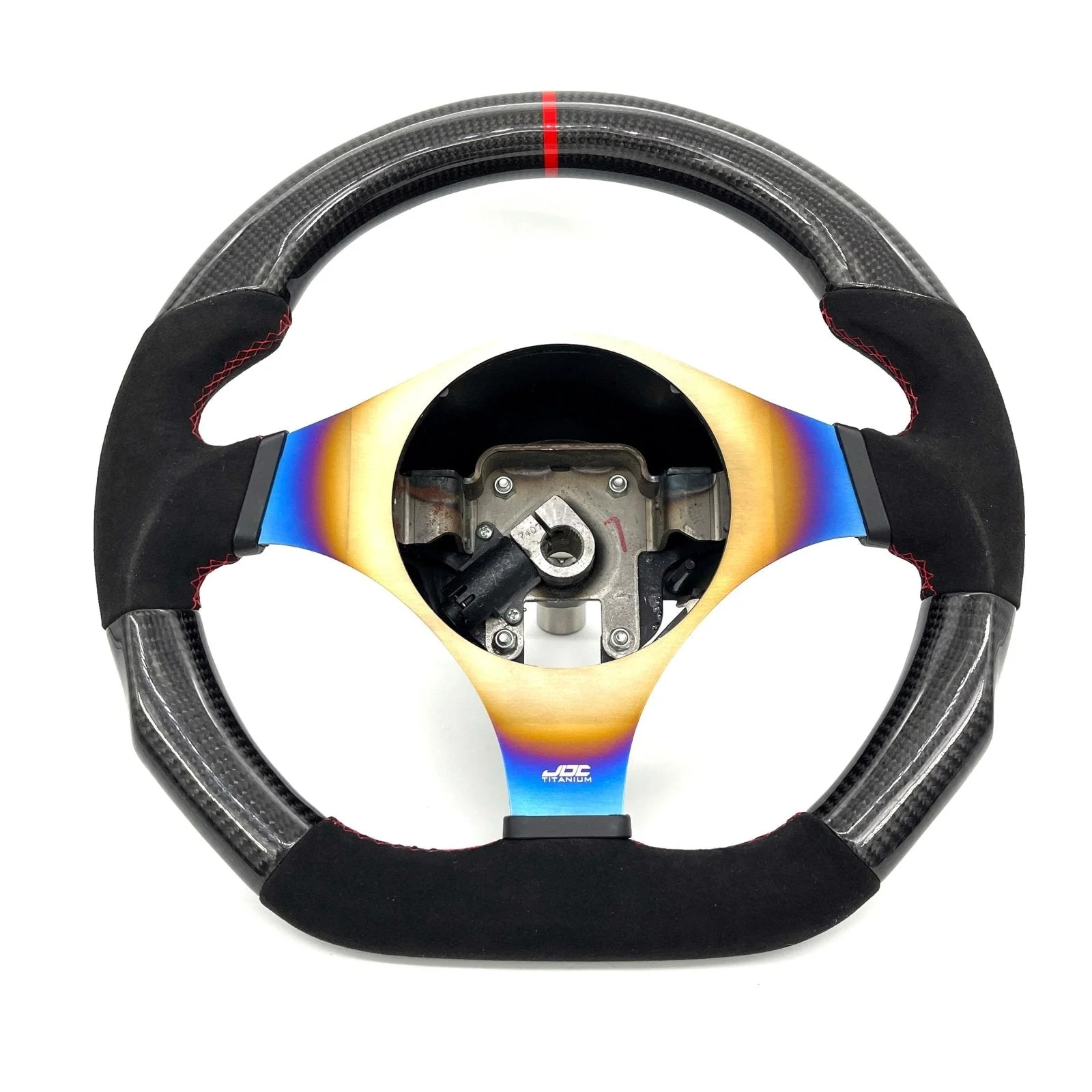 JDC Titanium Steering Wheel Overlay | Evo 7/8/9 - Image 2