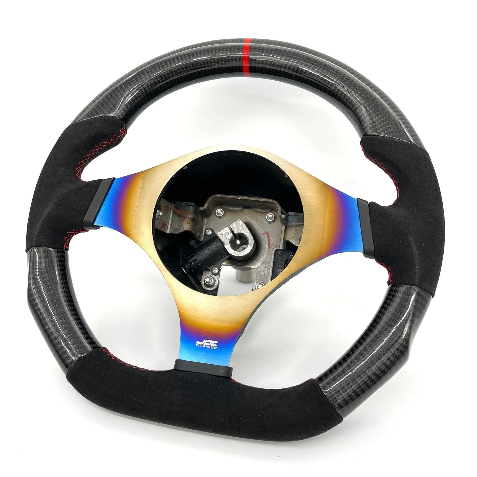 JDC Titanium Steering Wheel Overlay | Evo 7/8/9 - Image 8