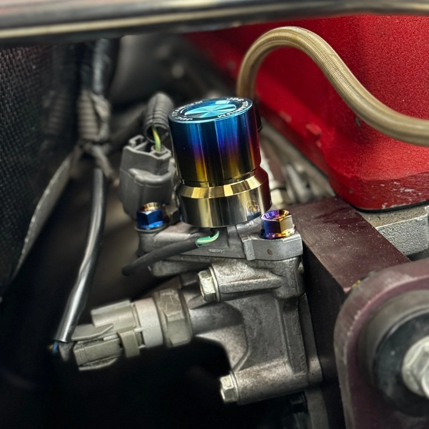JDC Titanium V-TEC Solenoid Cover | Multiple Honda Applications - Image 3