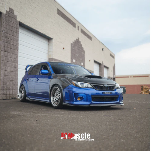 JDMuscle [08-14 WRX/STI] Tanso Carbon Fiber CS Style Side Skirt - Image 5