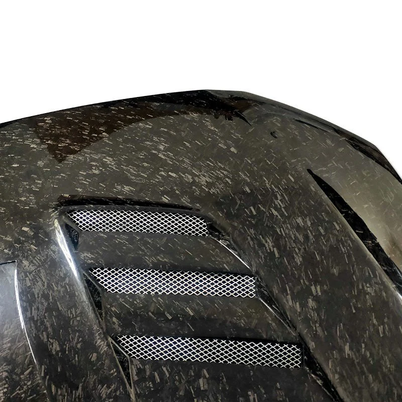 JDMuscle [08-15 Mitsubishi Lancer EVO X] Tanso Carbon Fiber Hood w/ heat extract *SPECIAL ORDER. NO CANCELLATION - Image 9