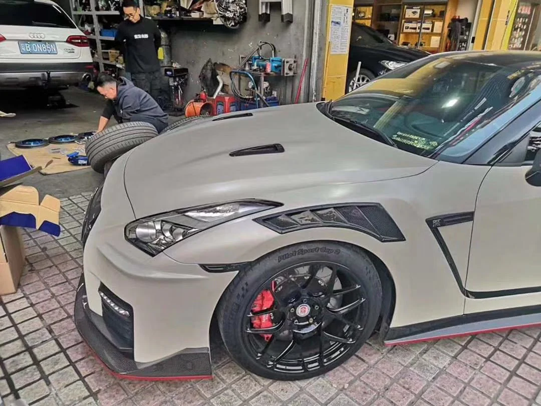 JDMuscle [09-24 GT-R] Carbon Fiber Fender Ducts - NSM Style - Image 4