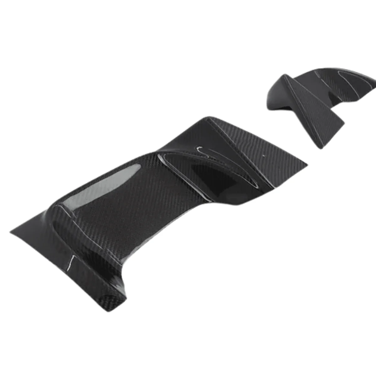 JDMuscle [11-14 WRX/STI Sedan] Carbon Fiber Exhaust Trim Covers / Heat Shields