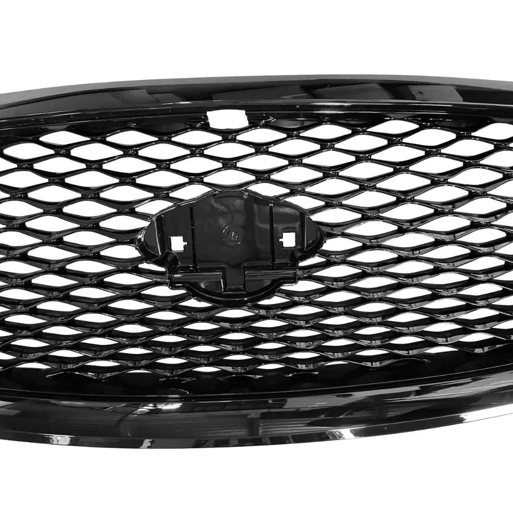 JDMuscle 14-17 Infiniti Q50 Sport Grille | Gloss Black / Chrome - Image 3