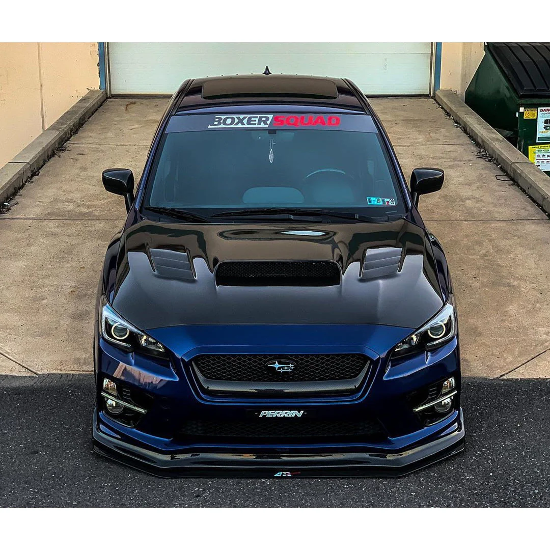JDMuscle [15-17 WRX/STI] Carbon Fiber CS Style Front Bumper  Lip - Image 3