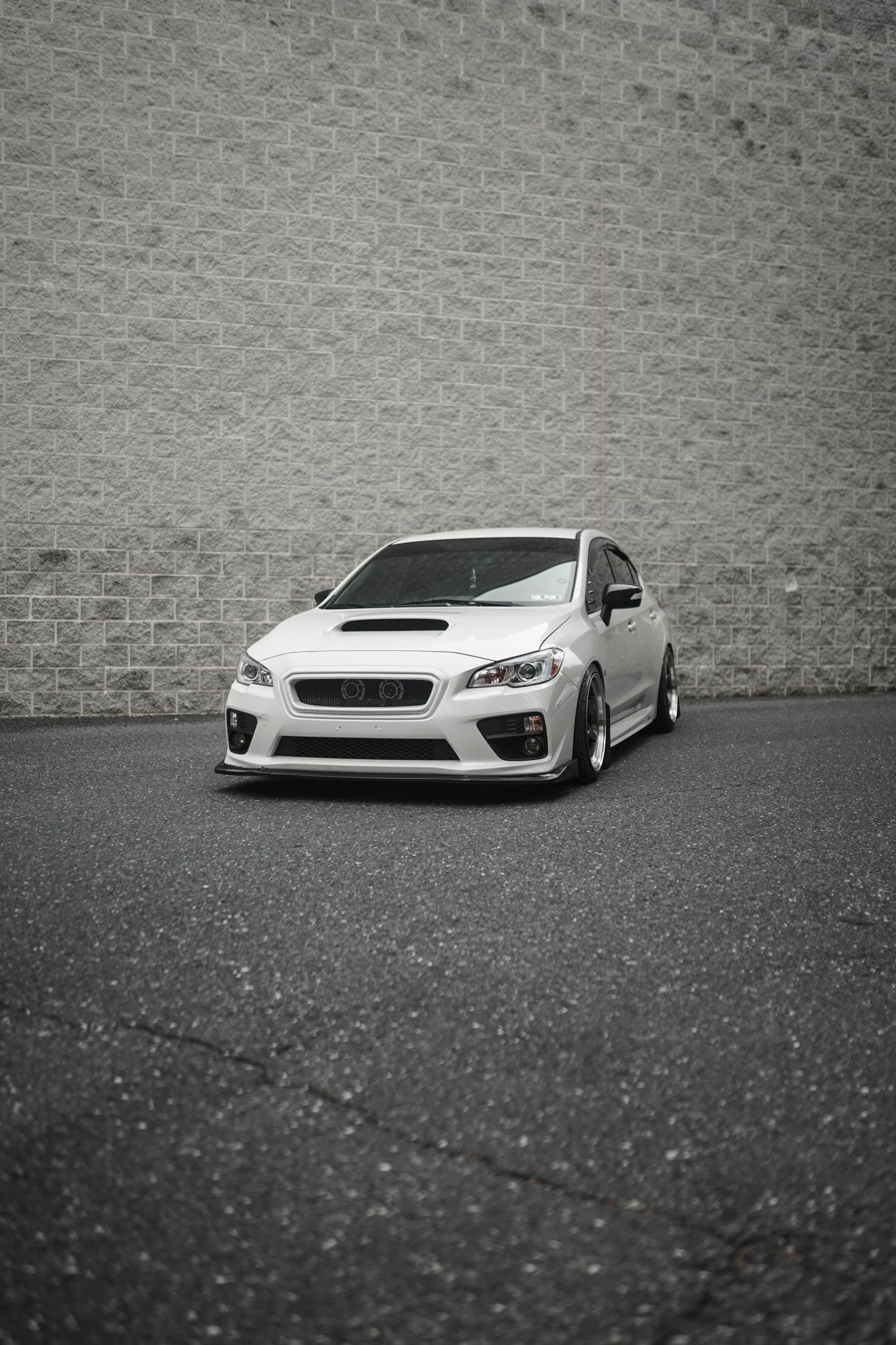 JDMuscle [15-17 WRX/STI] CS Style Front Bumper Grille-Paint Matched/Gloss Black - Image 13