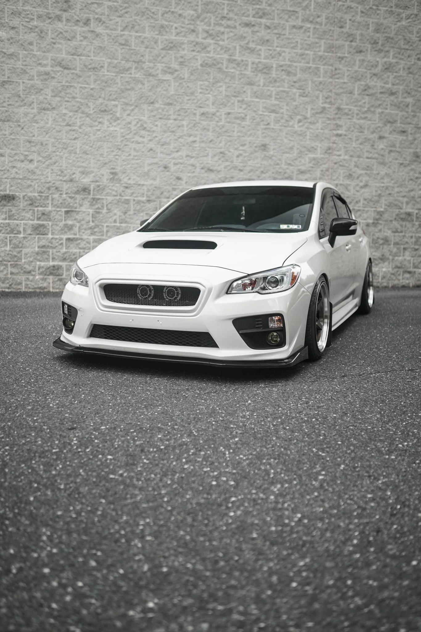 JDMuscle [15-17 WRX/STI] CS Style Front Bumper Grille-Paint Matched/Gloss Black - Image 14