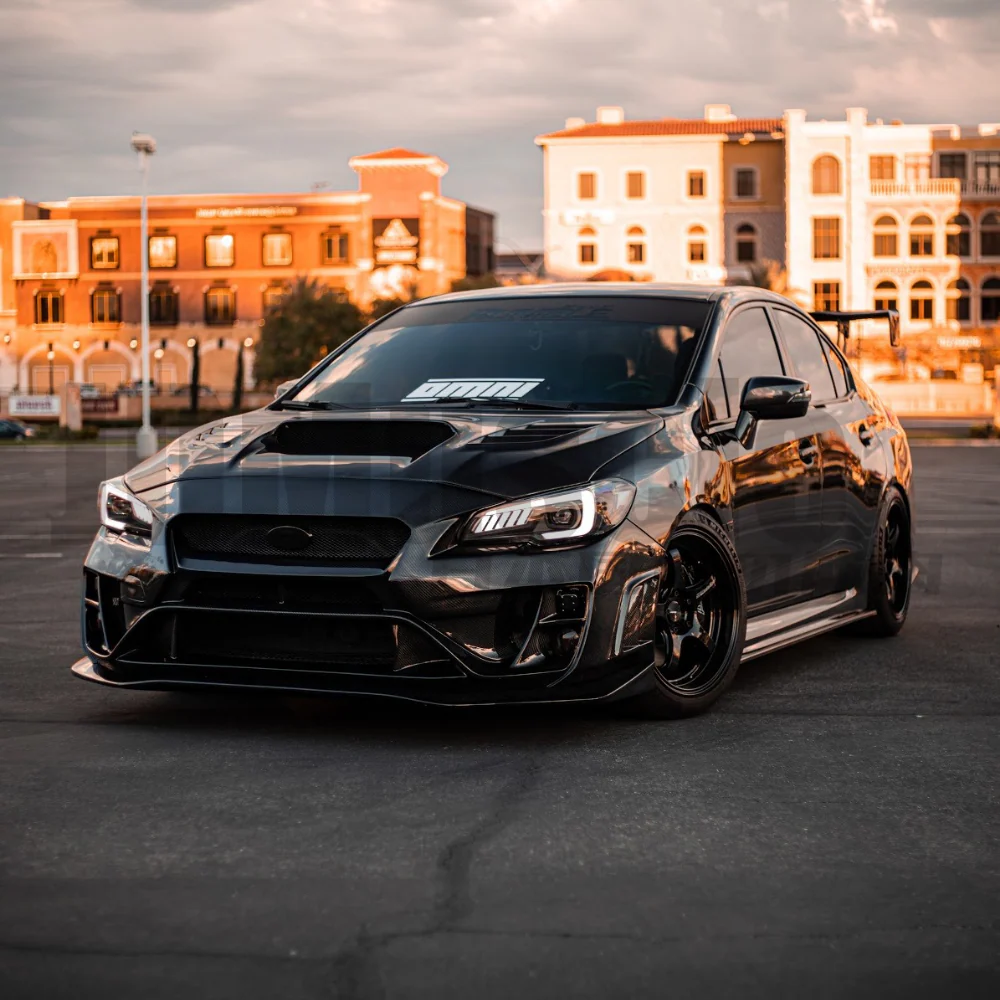 JDMuscle [15-21 WRX/STI] Carbon Fiber Hood V2 w/ Heat Extract - Image 19