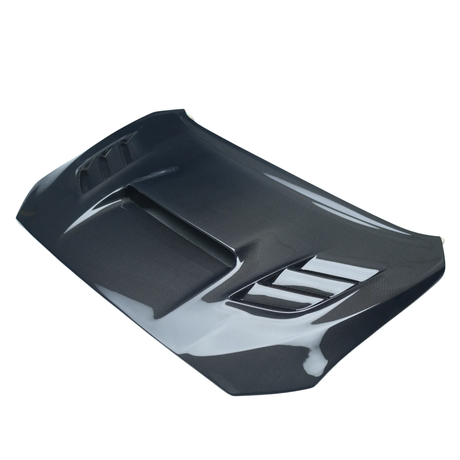 JDMuscle [15-21 WRX/STI] Carbon Fiber Hood V2 w/ Heat Extract - Image 2