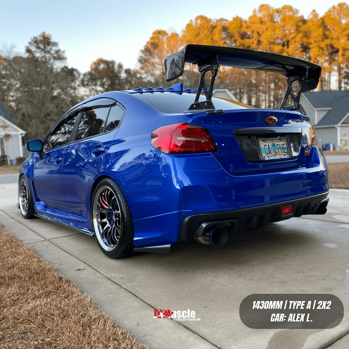 JDMuscle [15-21 WRX/STI] Carbon Fiber Replacement Spoiler Base for JDMuscle VS Style Euro GT or Varis GT Wing - Image 6