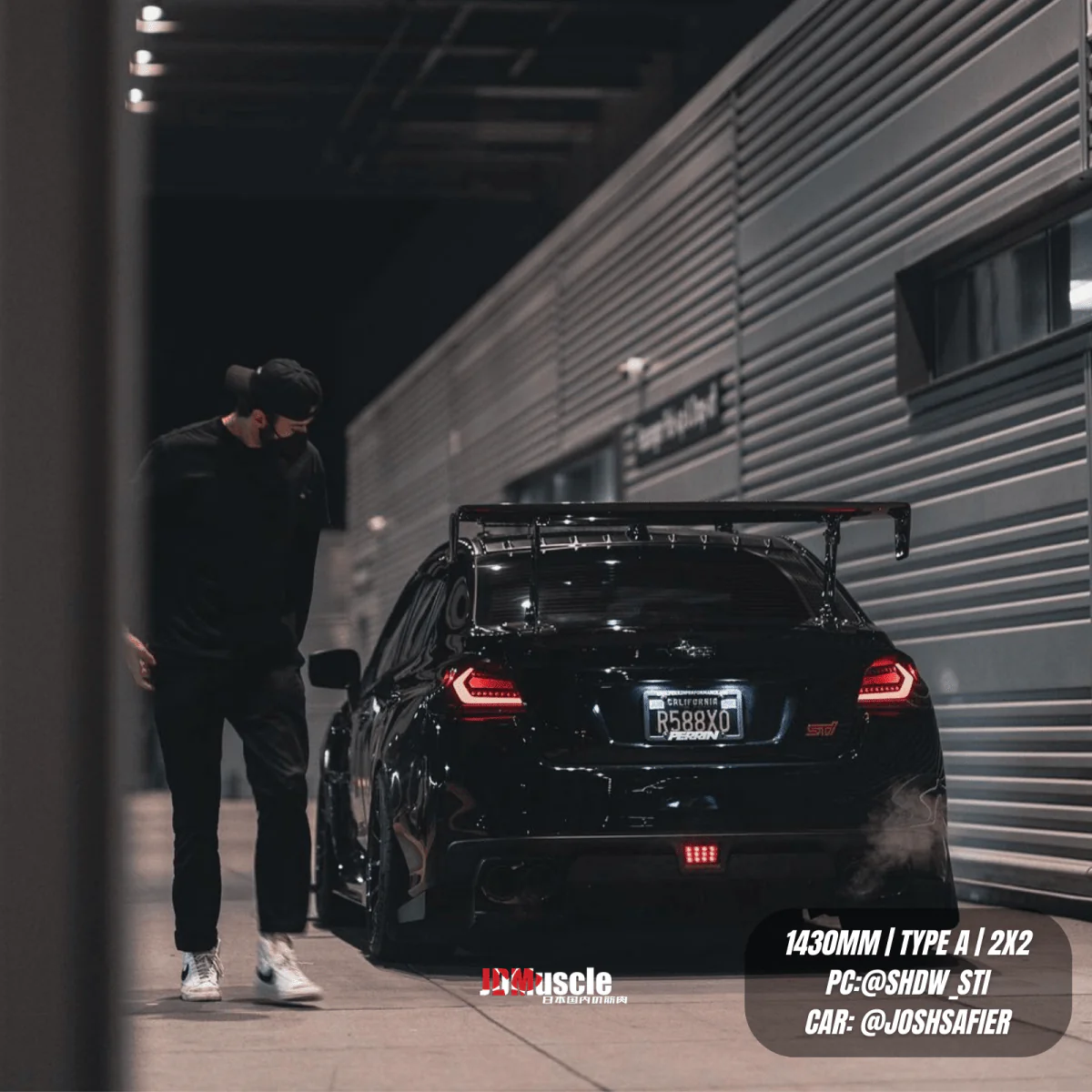 JDMuscle [15-21 WRX/STI] Carbon Fiber Replacement Spoiler Base for JDMuscle VS Style Euro GT or Varis GT Wing - Image 8
