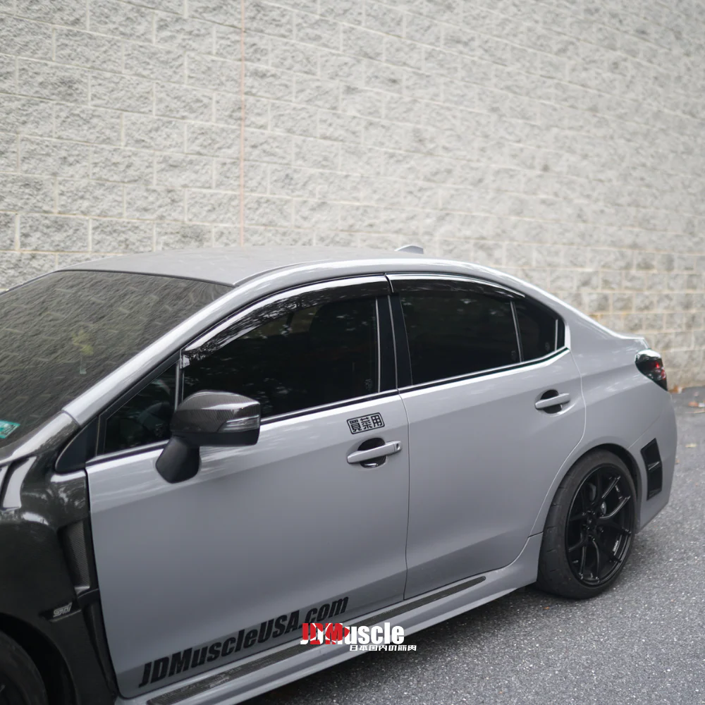 JDMuscle [15-21 WRX/STI] OE Style Rain Guards / Window Visors - Image 7