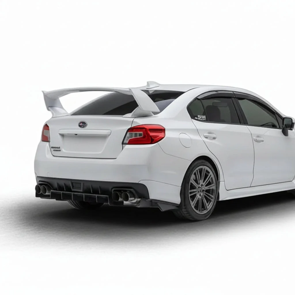 JDMuscle [15-21 WRX/STI] Paint Matched JDM Style Rear Splash Guards - Image 2