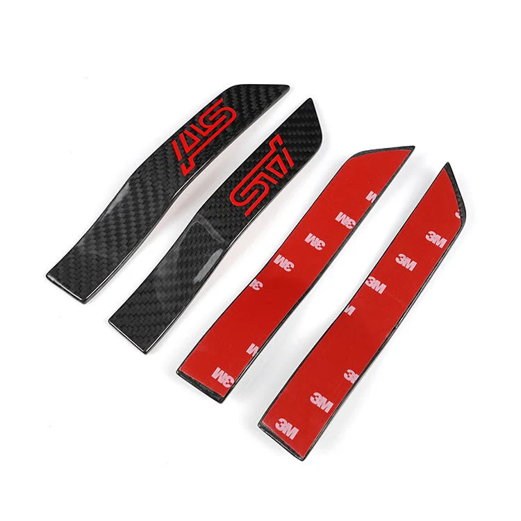 JDMuscle [15-21 WRX/STI] Tanso Carbon Fiber Fender Emblem V2 - Image 6