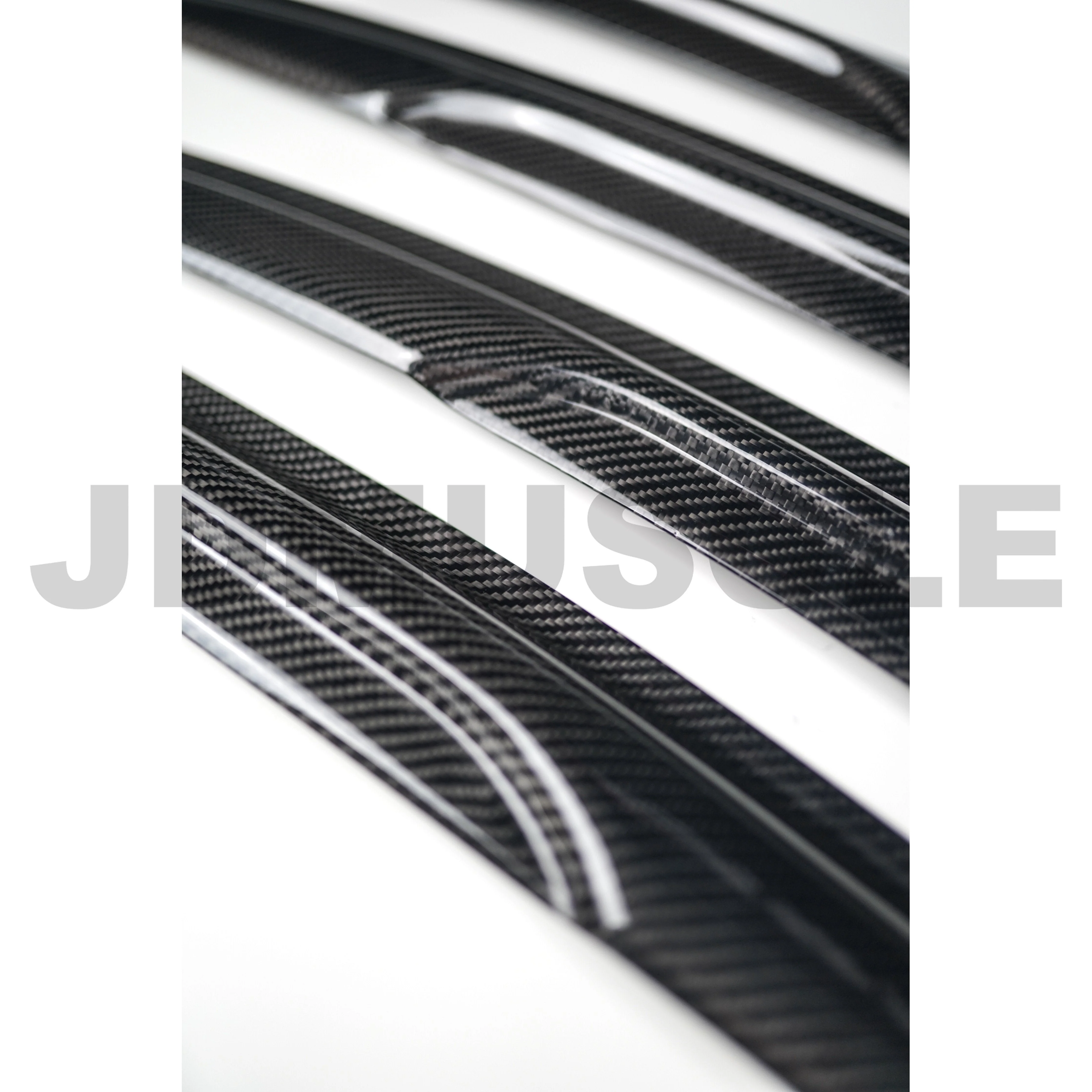 JDMuscle [15-21 WRX/STI] V2 Carbon Fiber Rain Guards / Window Visors - Image 2