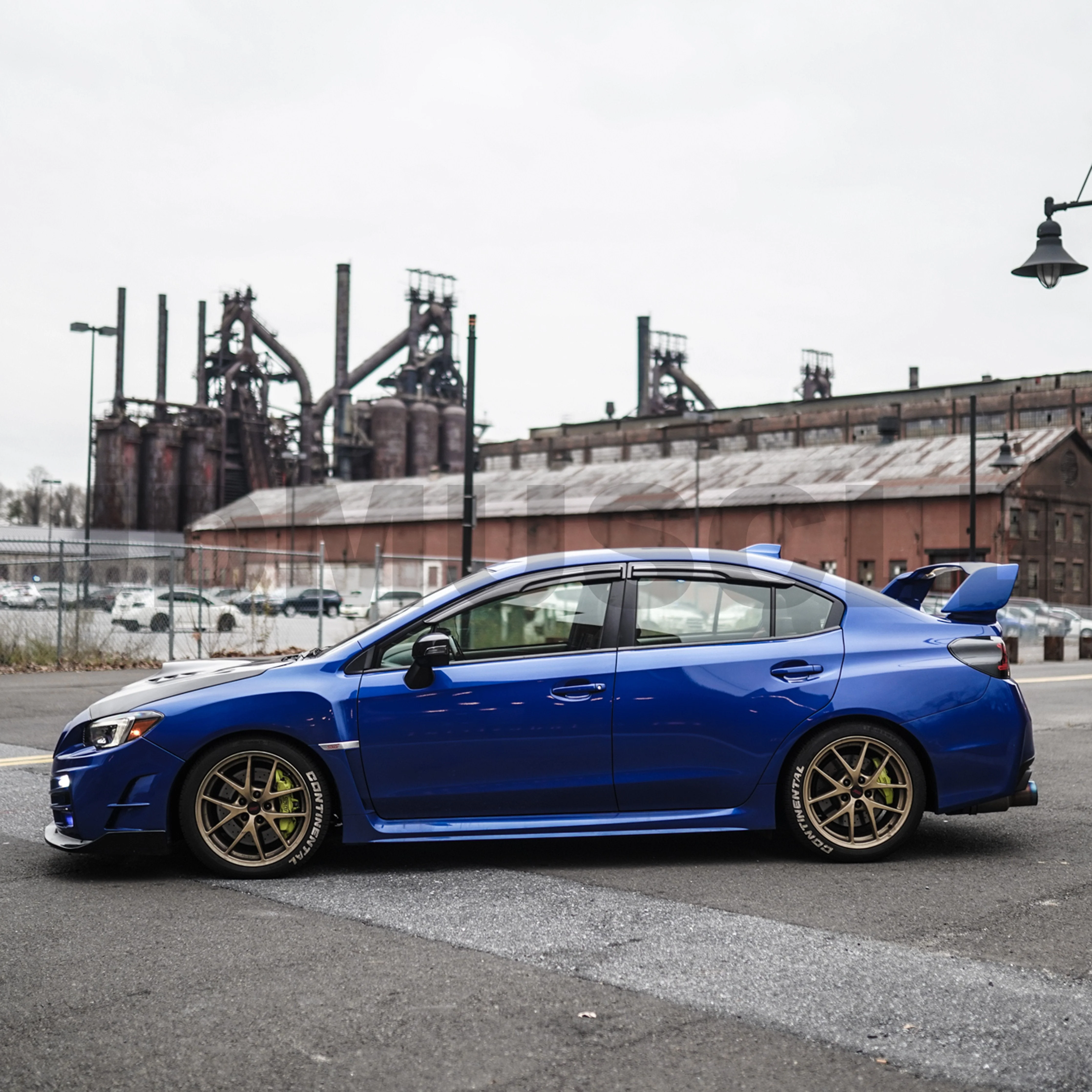 JDMuscle [15-21 WRX/STI] V2 Carbon Fiber Rain Guards / Window Visors - Image 4
