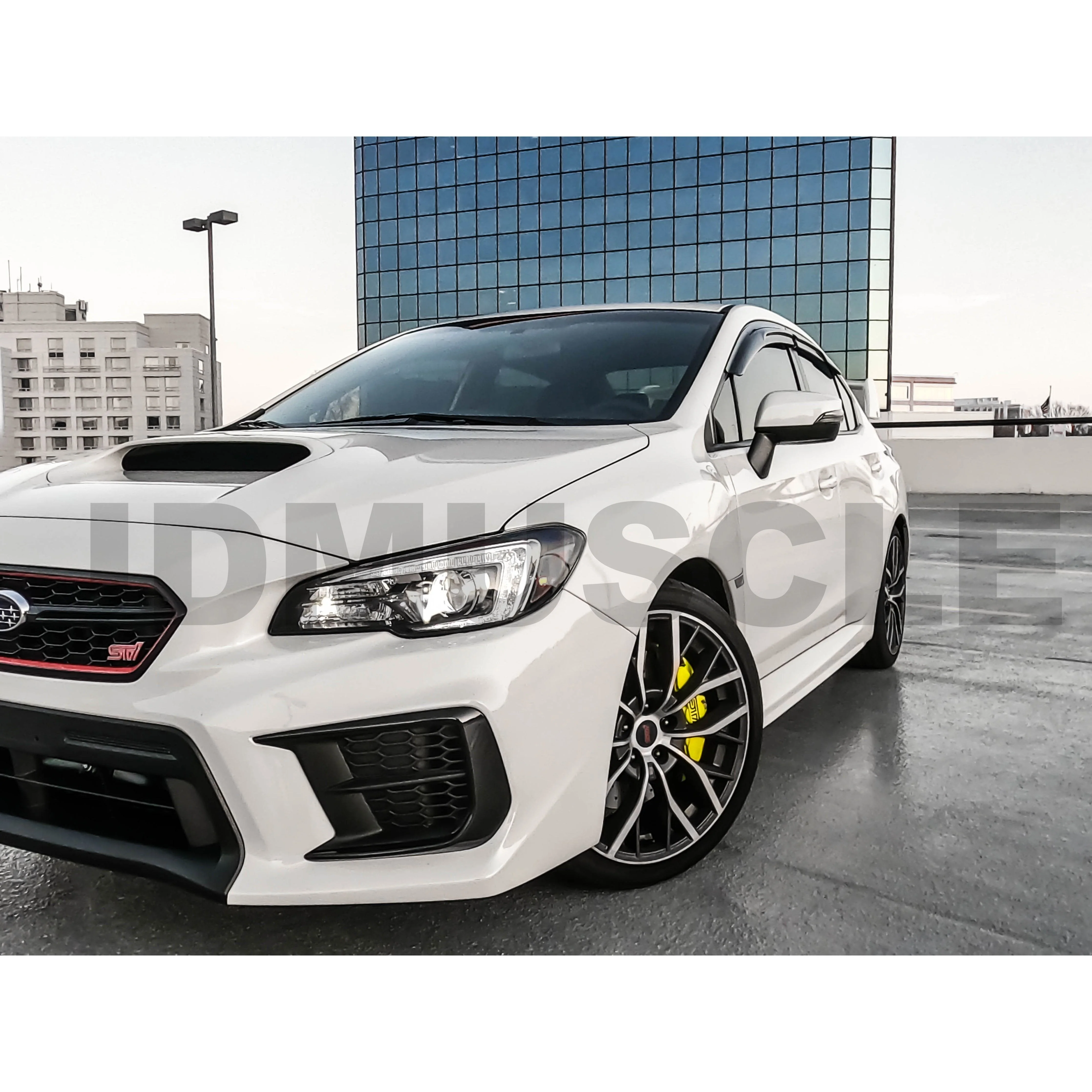 JDMuscle [15-21 WRX/STI] V2 Rain Guards / Window Visors - Image 2