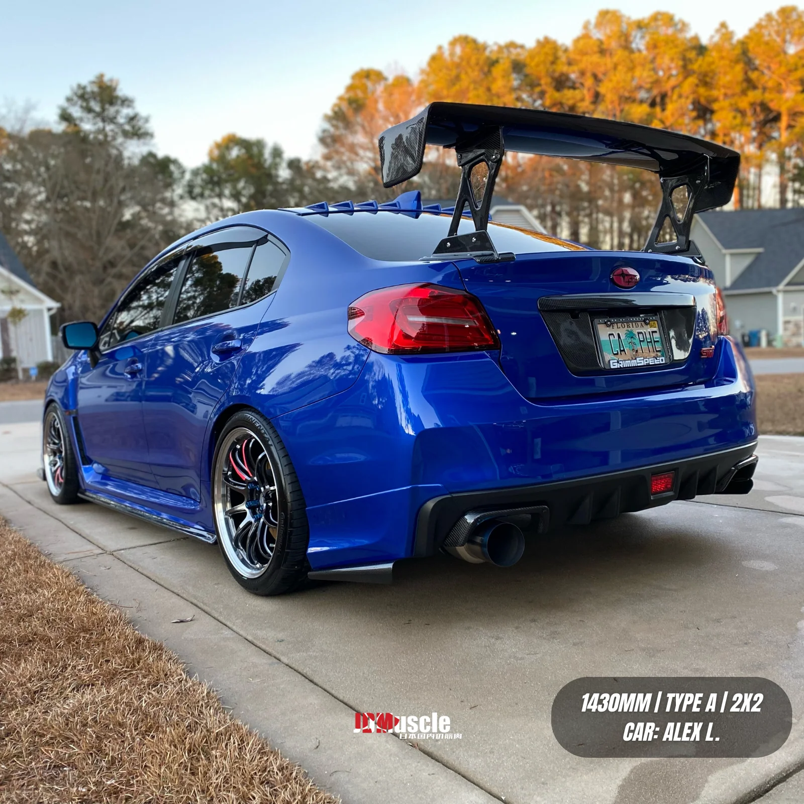 JDMuscle [15-21 WRX/STI] VS Style Full Carbon Fiber Euro GT Wing - Image 13