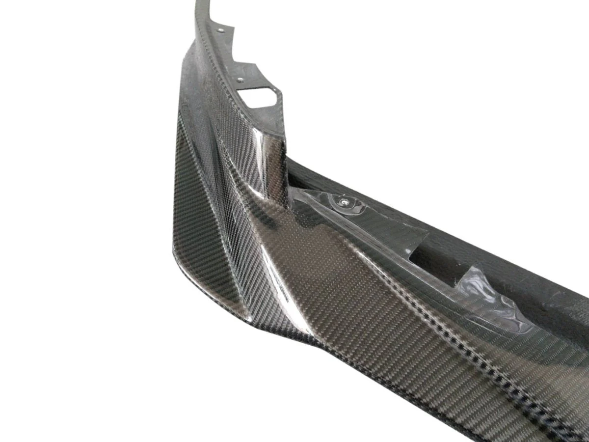 JDMuscle [17-24 GT-R] Carbon Fiber Front Lip - VS Style - Image 3