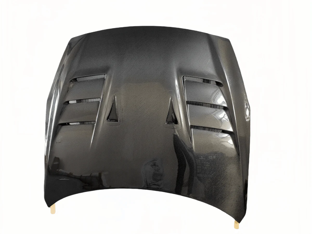 JDMuscle [17-24 GT-R] Carbon Fiber Hood - TS Style