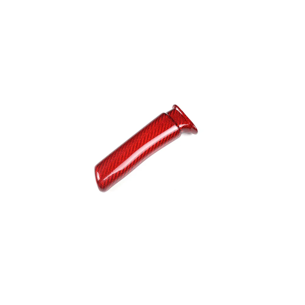 JDMuscle [22-25 WRX, 15-21 WRX/STI, 22-25 BRZ/GR86] Carbon Fiber E-Brake Handle - Black / Red / Forged - Image 4
