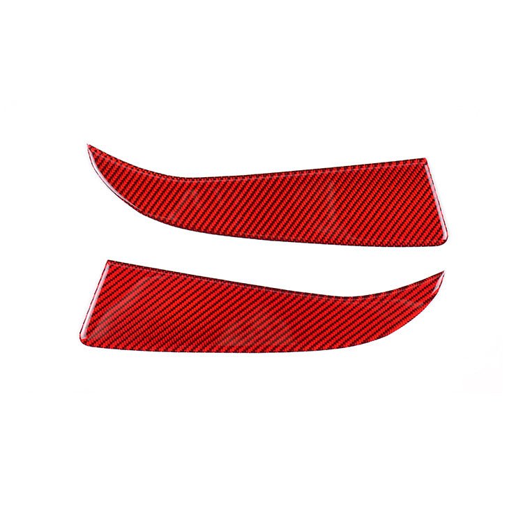 JDMuscle [22-26 WRX] P&S Series Carbon Fiber Center Kicker Panel Accents 2 PC| Black Carbon Fiber/ Red Carbon Fiber - Image 5