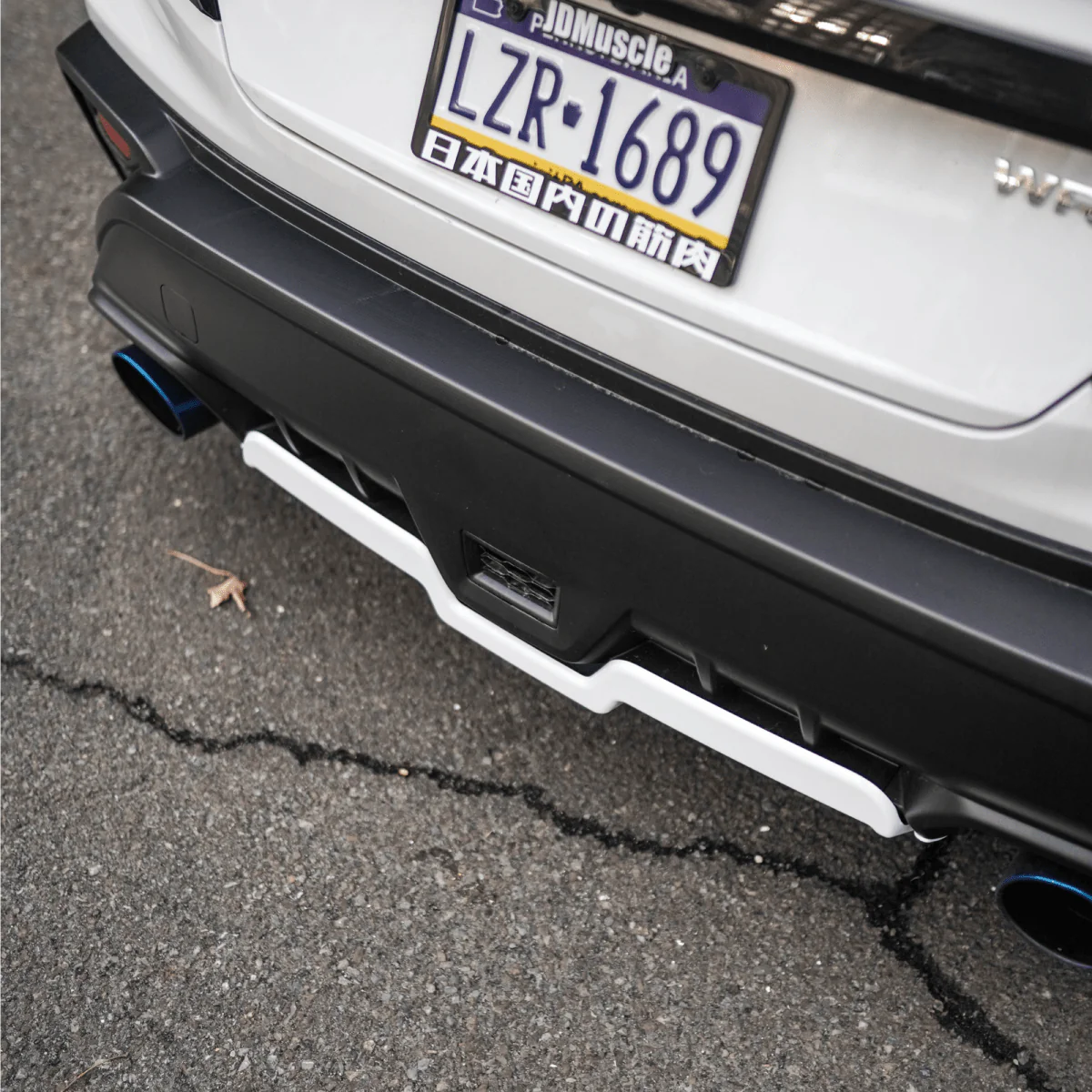 JDMuscle [22-26 WRX] Rear Diffuser V1 | Paint Matched / Gloss Black / Cherry Red - Image 5