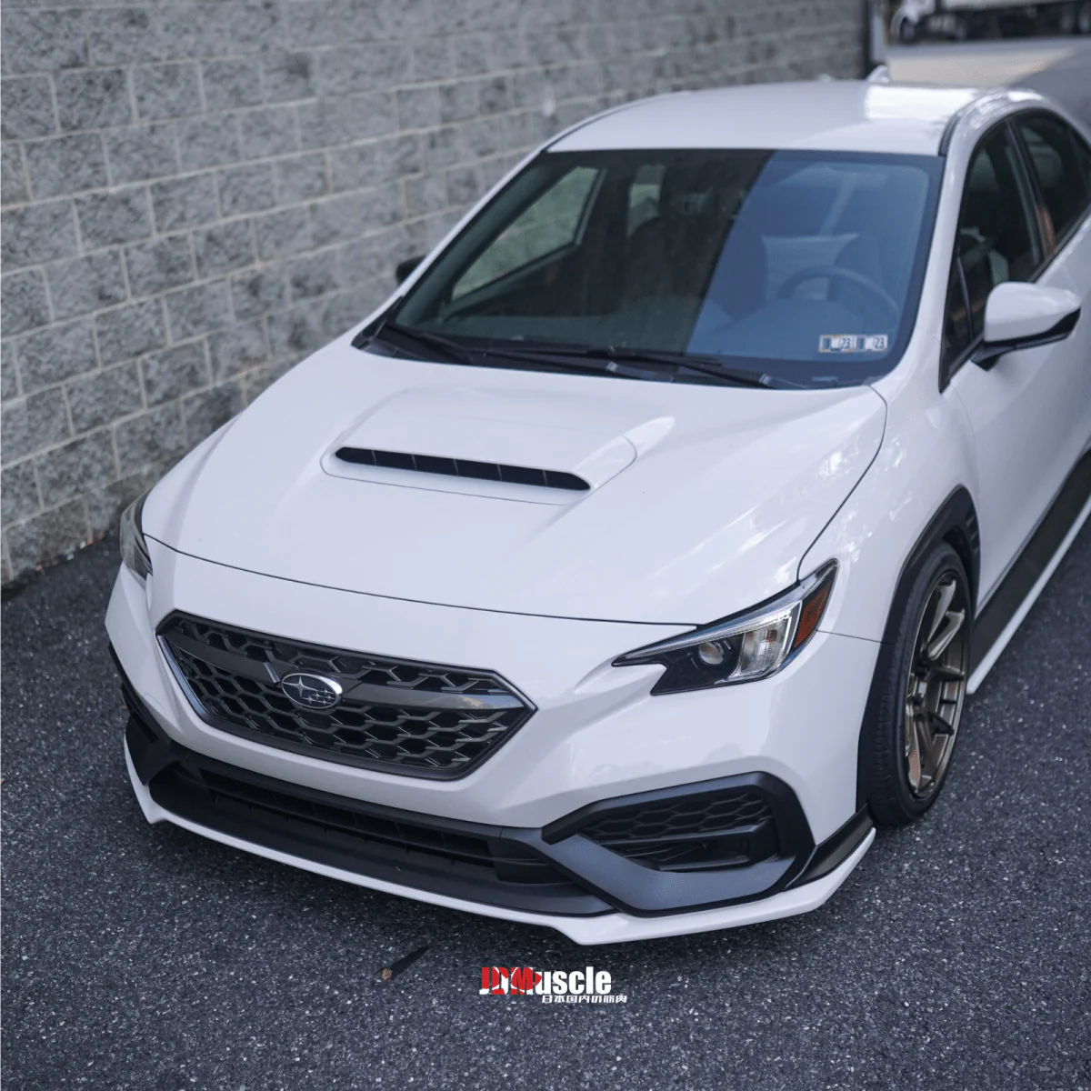 JDMuscle [22-26 WRX] Spec STI Aero Combo  | M6Y Ceramic White - Image 6