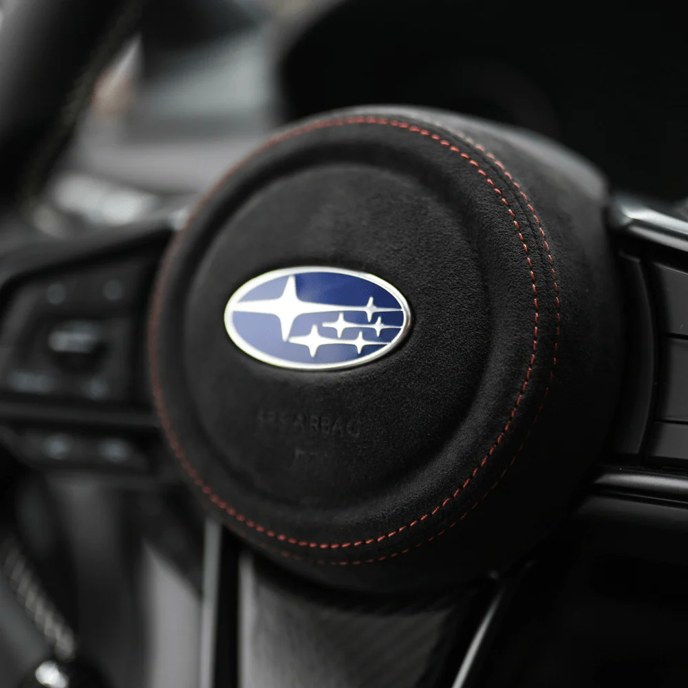 JDMuscle [22-26 WRX] Airbag Cover - Leather / Alcantara - Image 2