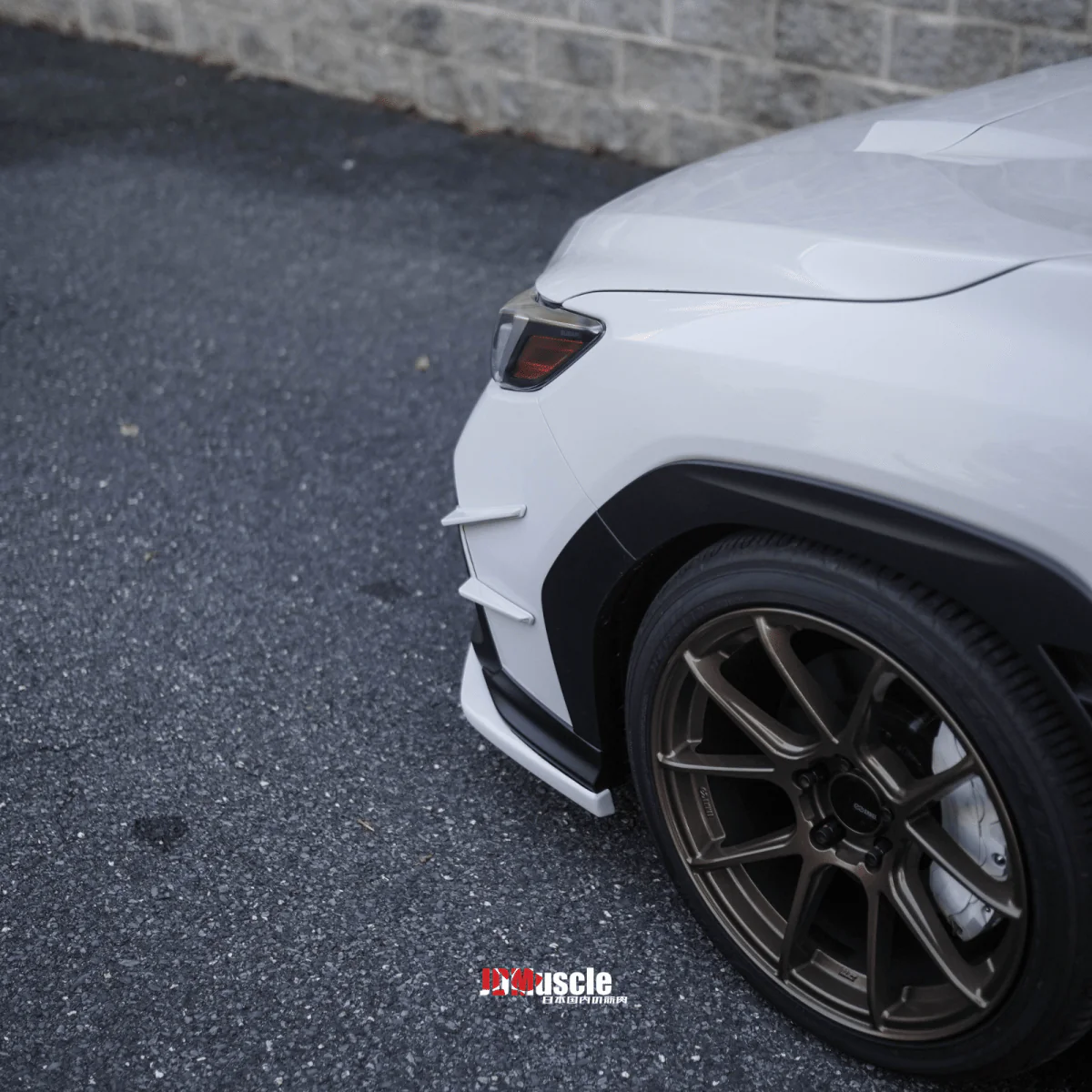 JDMuscle [22-26 WRX] Canards V1 - ABS / Paint Matched / Gloss Black - Image 7